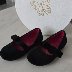 Black Velvet Kids Shoes